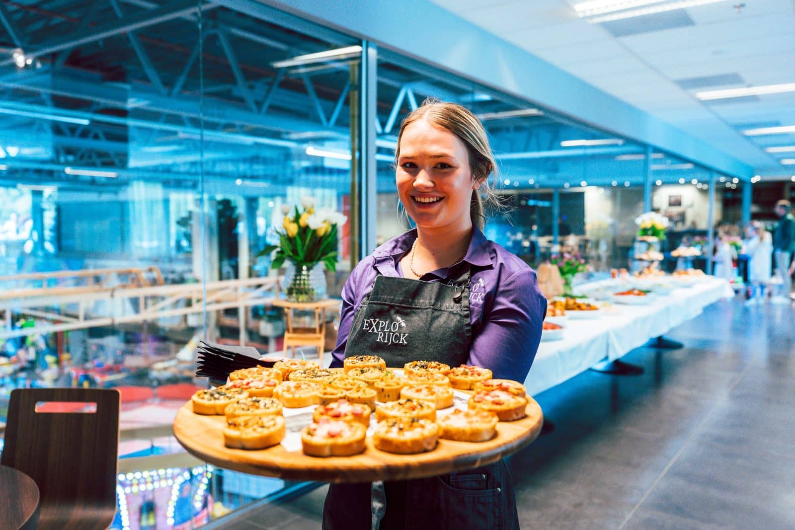 Sfeerbeeld van een lente- of communiefeest bij ExploRijck